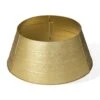 25.75 In. D Gold Metal Glitter Tree Collar -Christmas Decor Shop glitzhome christmas tree collars 2010600068 64 1000