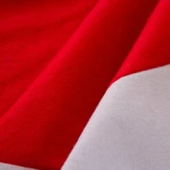 42 In. D Felt Christmas Tree Skirt In Traditional Red And White -Christmas Decor Shop glitzhome christmas tree skirts 1113202550 1f 1000