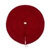 52 In. D Knitted Acrylic Red Christmas Tree Skirt -Christmas Decor Shop glitzhome christmas tree skirts 1113202582 64 1000