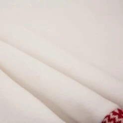 48 In. D White Fleece Christmas Tree Skirt - Merry Christmas -Christmas Decor Shop glitzhome christmas tree skirts 1113203049 1f 1000