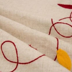 48 In. D LED Embroidered Linen Christmas Tree Skirt - Merry Christmas -Christmas Decor Shop glitzhome christmas tree skirts 1113203060 1f 1000