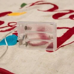 48 In. D LED Embroidered Linen Christmas Tree Skirt - Merry Christmas -Christmas Decor Shop glitzhome christmas tree skirts 1113203060 76 1000