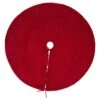 52 In. D Knitted Polyester Red Christmas Tree Skirt -Christmas Decor Shop glitzhome christmas tree skirts 1113203191 64 1000