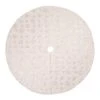 48 In. D White Plush With Snowflake Christmas Tree Skirt -Christmas Decor Shop glitzhome christmas tree skirts 2004700065 64 1000