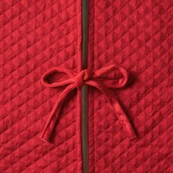 60 In. Dia Oversized Deluxe Red Velvet Ruffled Christmas Tree Skirt -Christmas Decor Shop glitzhome christmas tree skirts 2020100003 1d 1000