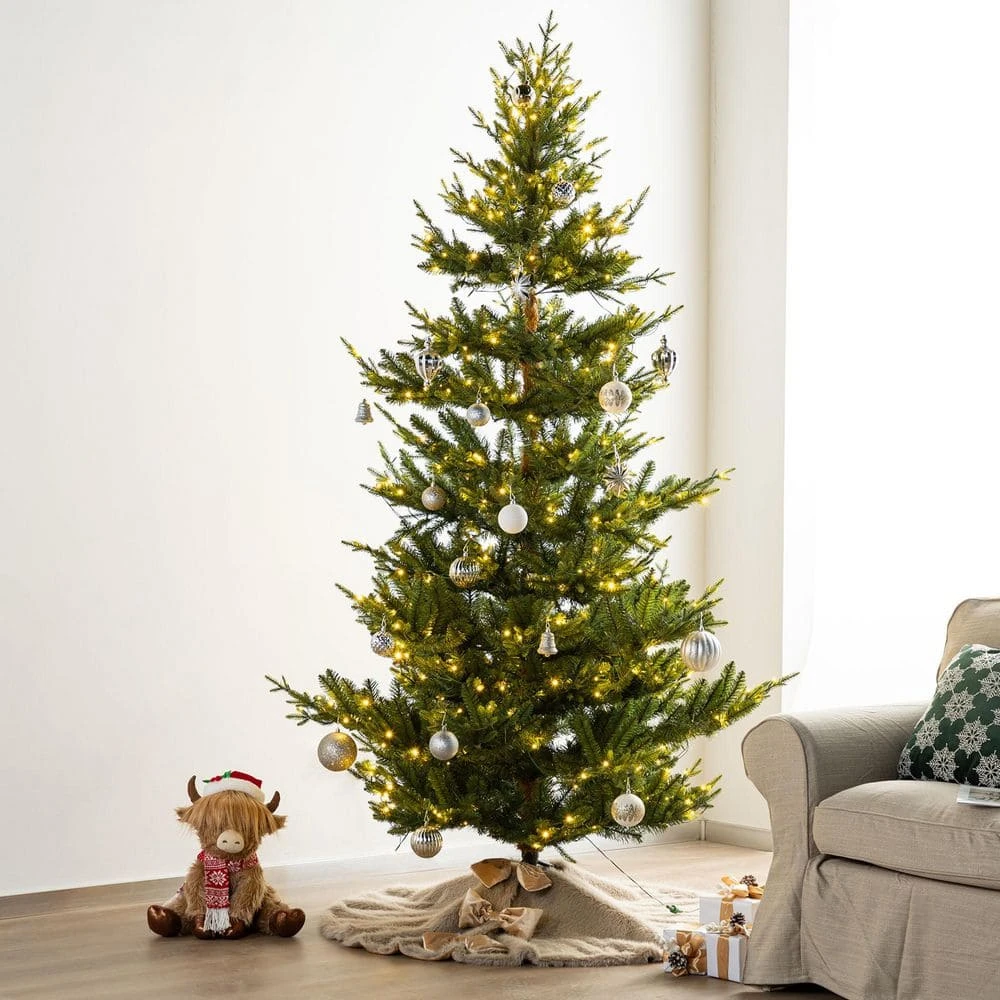 48 In. D Reversible Faux Fox Fur/Korean Fleece Christmas Tree Skirt 11 48 In. D Reversible Faux Fox Fur/Korean Fleece Christmas Tree Skirt - Image 9