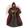 12 In. H Plaid Angel Christmas Tree Topper Decoration -Christmas Decor Shop glitzhome christmas tree toppers 1123202425 64 1000