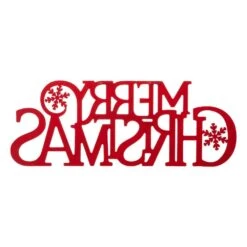 24 In. L Metal MERRY CHRISTMAS Wall Decor -Christmas Decor Shop glitzhome christmas wall decorations 2010000023 fa 1000