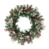 24 In. D Christmas Pinecone And Berry Wreath -Christmas Decor Shop glitzhome christmas wreaths 2010500015 64 1000