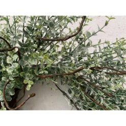 24 In. D Mini Eucalyptus Artificial Christmas Wreath -Christmas Decor Shop glitzhome christmas wreaths lkw20218 4f 1000