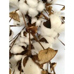 24 In. D Cotton Pods Artificial Christmas Wreath 9 24 In. D Cotton Pods Artificial Christmas Wreath -Christmas Decor Shop glitzhome christmas wreaths lkw20224 4f 1000