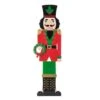 60 In. H Metal Nutcracker Porch Decor -Christmas Decor Shop glitzhome christmas yard decorations 2010100061 64 1000
