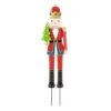43.25 In. H Metal Nutcracker Christmas Yard Decor Yard Stake Or Standing Decor Or Hanging Decor (KD, Three Function) -Christmas Decor Shop glitzhome christmas yard decorations 2010200053 64 1000