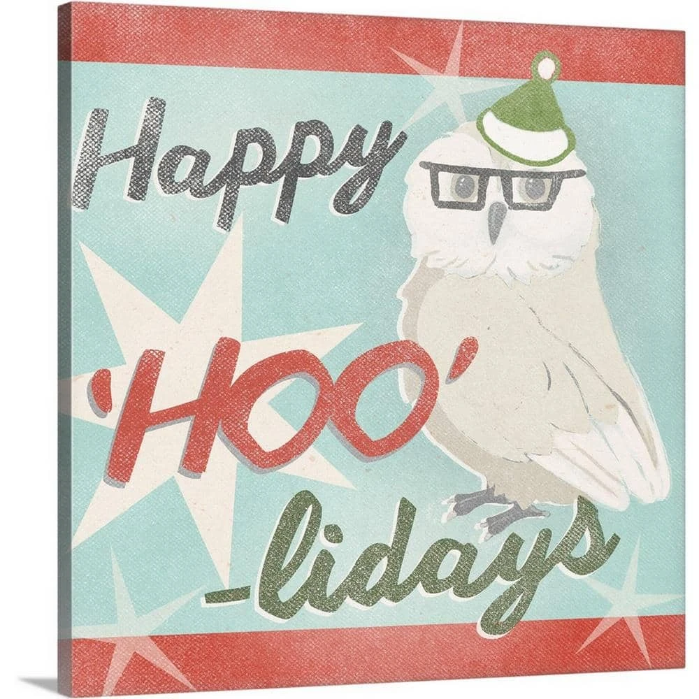 20 In. X 20 In. Retro Christmas III By June Erica Vess Canvas Wall Art 3 20 In. X 20 In. Retro Christmas III By June Erica Vess Canvas Wall Art