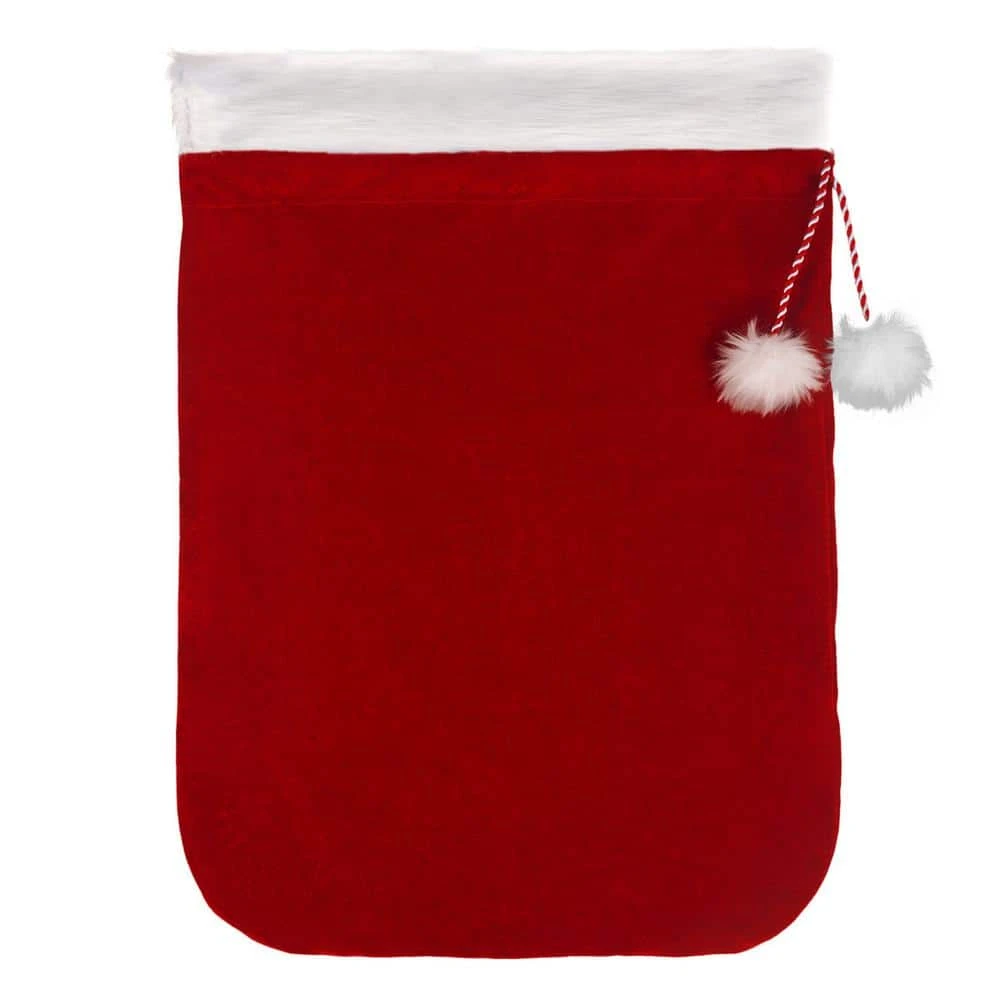 42 In. Red And White Classic Christmas Santa Bag 4 42 In. Red And White Classic Christmas Santa Bag - Image 2