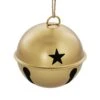 3.35 In. Burnished Gold Metal Jingle Bell Christmas Ornament (6-Pack) -Christmas Decor Shop haute decor christmas ornament sets b850606 64 1000