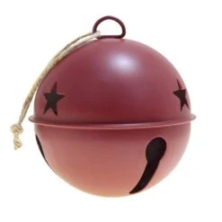 3.35 In. Green, Red And Silver Assortment Metal Jingle Bell Christmas Ornament (6-Pack) -Christmas Decor Shop haute decor christmas ornament sets b851699 1f 1000