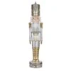48 In. Gold And Silver Resin Christmas Nutcracker -Christmas Decor Shop haute decor christmas yard decorations dcgd0023 64 1000