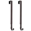 15.75 In. Matte Brown Metal Adjustable Wreath Hanger (2-Pack) -Christmas Decor Shop haute decor wreath hangers awh3207 64 1000