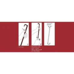 15.75 In. Red Metal Adjustable Wreath Hanger (2-Pack) -Christmas Decor Shop haute decor wreath hangers awh3211 1f 1000