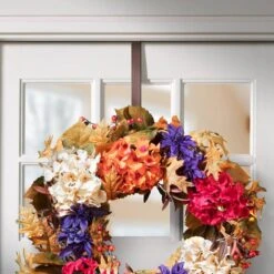 16.5 In. Artificial Oil-Rubbed Bronze Adapt Top And Bottom Adjusting Wreath Hanger -Christmas Decor Shop haute decor wreath hangers awh403 1f 1000