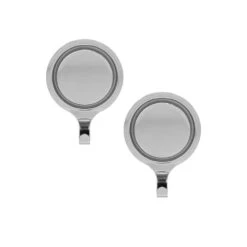 4.7 In. Artificial Silver Attract Pinch-Free Magnetic Wreath Hanger (2-Pack)