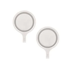 4.7 In. Artificial White Attract Pinch-Free Magnetic Wreath Hanger (2-Pack)