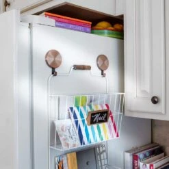 3.75 In. Artificial Brushed Copper Attract Magnetic Wreath Hanger (2-pack) -Christmas Decor Shop haute decor wreath hangers mwh205 1f 1000