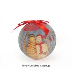 Christmas Cat Christmas Tree Ornaments In Decorative Box (Set Of 14) -Christmas Decor Shop hemsly inc christmas ornament sets 10228 c3 1000