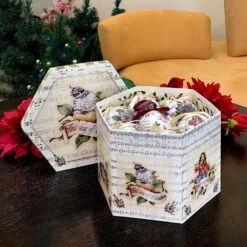 12-Days Shatterproof Ball Christmas Ornaments (14-Pack) -Christmas Decor Shop hemsly inc christmas ornament sets 10230 1 1f 1000