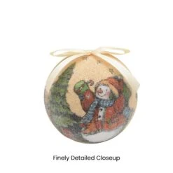 Country Snowman Shatterproof Ball Christmas Ornaments (14-Pack) -Christmas Decor Shop hemsly inc christmas ornament sets 10280 fa 1000