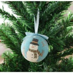 Joyful Snowman Shatterproof Ball Christmas Ornaments (14-Pack) -Christmas Decor Shop hemsly inc christmas ornament sets 10285 1f 1000