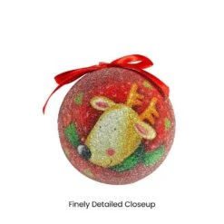 Santa And Friends Shatterproof Ball Christmas Ornaments (14-Pack) -Christmas Decor Shop hemsly inc christmas ornament sets 10287 fa 1000