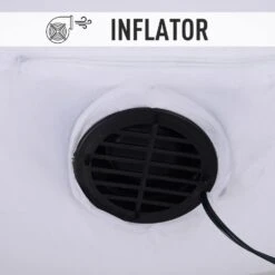 HOMCOM 6 Ft. Pre-Lit LED Puppy Wearing Santa Hat Christmas Inflatable With Red And White Lights -Christmas Decor Shop homcom christmas inflatables 844 245 44 1000