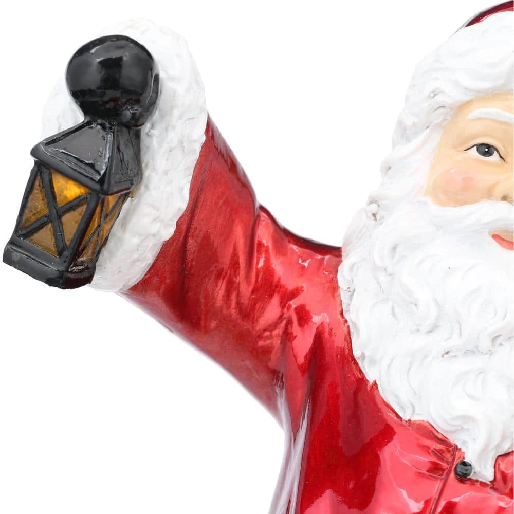 Home Accents Holiday 12 In. H Fiber Optic Santa With LED Light 4 Home Accents Holiday 12 In. H Fiber Optic Santa With LED Light - Image 2