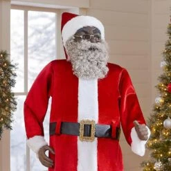 Home Accents Holiday 72 In. Animated Dancing Ethnic Santa With Seasonal Music -Christmas Decor Shop home accents holiday christmas figurines 2023 72236 a0 1000