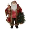 Home Accents Holiday 36 In. Christmas Santa With Skis And Tree