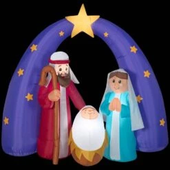 Home Accents Holiday 6 Ft. Pre-Lit Life Size Airblown Inflatable Nativity Scene -Christmas Decor Shop home accents holiday christmas inflatables 115241 76 1000