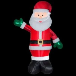 Home Accents Holiday 8 Ft. Pre-Lit Giant Airblown Inflatable Fuzzy Santa With Metallic Detail 17 Home Accents Holiday 8 Ft. Pre-Lit Giant Airblown Inflatable Fuzzy Santa With Metallic Detail -Christmas Decor Shop home accents holiday christmas inflatables 115253 40 1000