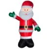 Home Accents Holiday 8 Ft. Pre-Lit Giant Airblown Inflatable Fuzzy Santa With Metallic Detail -Christmas Decor Shop home accents holiday christmas inflatables 115253 64 1000