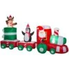 Home Accents Holiday 6 Ft. H X 11.5 Ft. L Pre-Lit Airblown Inflatable Christmas Train Scene With Santa, Penguin And Reindeer -Christmas Decor Shop home accents holiday christmas inflatables 115299 64 1000