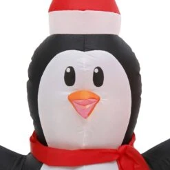 Home Accents Holiday 6 Ft. H X 11.5 Ft. L Pre-Lit Airblown Inflatable Christmas Train Scene With Santa, Penguin And Reindeer 23 Home Accents Holiday 6 Ft. H X 11.5 Ft. L Pre-Lit Airblown Inflatable Christmas Train Scene With Santa, Penguin And Reindeer -Christmas Decor Shop home accents holiday christmas inflatables 115299 76 1000