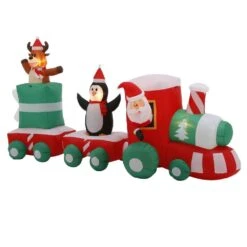 Home Accents Holiday 6 Ft. H X 11.5 Ft. L Pre-Lit Airblown Inflatable Christmas Train Scene With Santa, Penguin And Reindeer 18 Home Accents Holiday 6 Ft. H X 11.5 Ft. L Pre-Lit Airblown Inflatable Christmas Train Scene With Santa, Penguin And Reindeer -Christmas Decor Shop home accents holiday christmas inflatables 115299 c3 1000