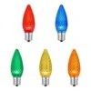 Home Accents Holiday Multi-Colored Commercial Grade Shatter-Resistant Faceted C9 LED Replacement Bulbs (50-Pack) -Christmas Decor Shop home accents holiday christmas light bulbs 23le21213 64 1000