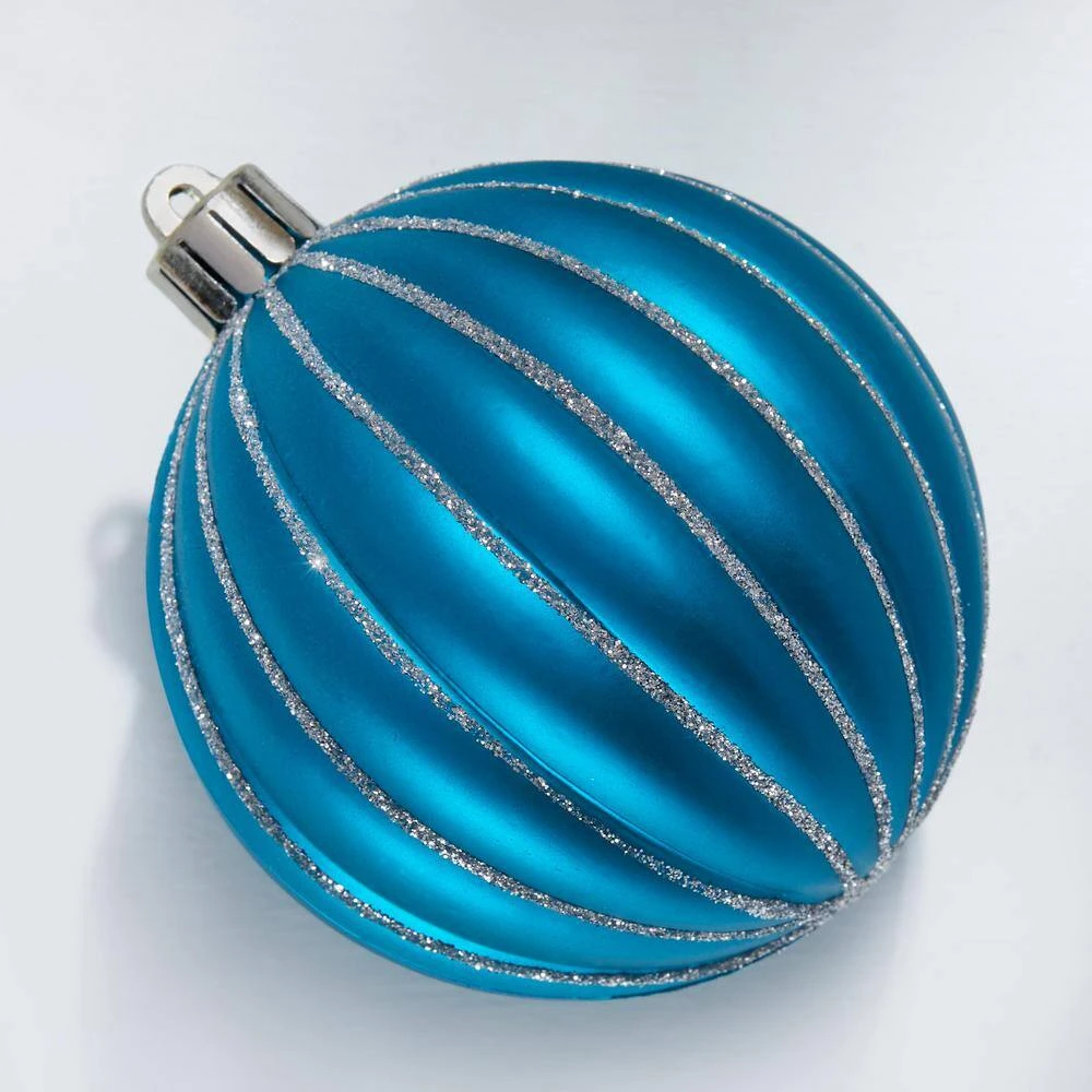 Home Accents Holiday 3.5 In. Multi Color Christmas Ornaments (19-Count) 7 Home Accents Holiday 3.5 In. Multi Color Christmas Ornaments (19-Count) - Image 5