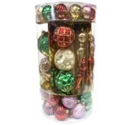 Home Accents Holiday Warm Tidings Assorted Ornament Set (75-Count) -Christmas Decor Shop home accents holiday christmas ornament sets h73 4f 1000