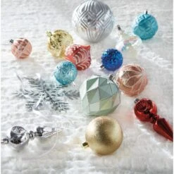 Home Accents Holiday Snowtop Dazzle Assorted Ornament Set -Christmas Decor Shop home accents holiday christmas ornament sets h74 66 1000