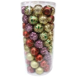 Home Accents Holiday Warm Tidings 60 Mm Assorted Ornament Set (101-Count) -Christmas Decor Shop home accents holiday christmas ornament sets h76 c3 1000