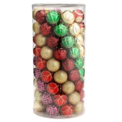 Home Accents Holiday Warm Tidings 60 Mm Assorted Ornament Set (101-Count) -Christmas Decor Shop home accents holiday christmas ornament sets h76 e1 1000