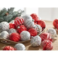 Home Accents Holiday 80 Mm Red Christmas Ornament Assortment (75-Pack) 18 Home Accents Holiday 80 Mm Red Christmas Ornament Assortment (75-Pack) -Christmas Decor Shop home accents holiday christmas ornament sets he 1491 44 1000